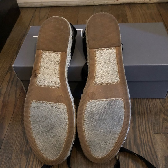 LOFT Diamond Ankle Tie Espadrille Flats - Picture 5 of 5